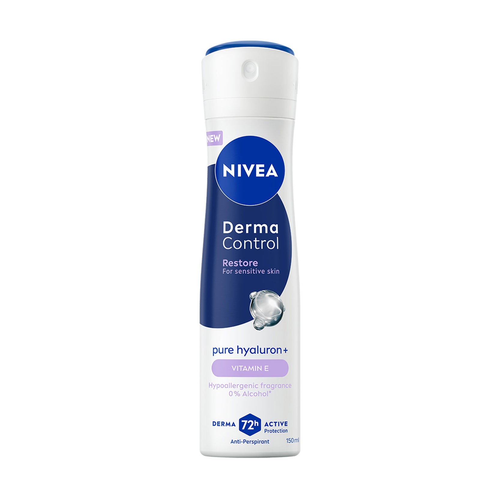Антиперспірант NIVEA Дерма контроль. Відновлення для чутливої шкіри, спрей, 150 мл